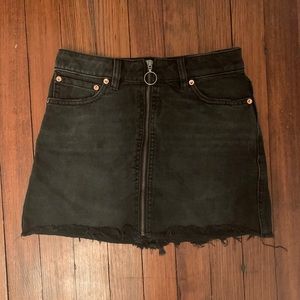 Free People zip up skirt